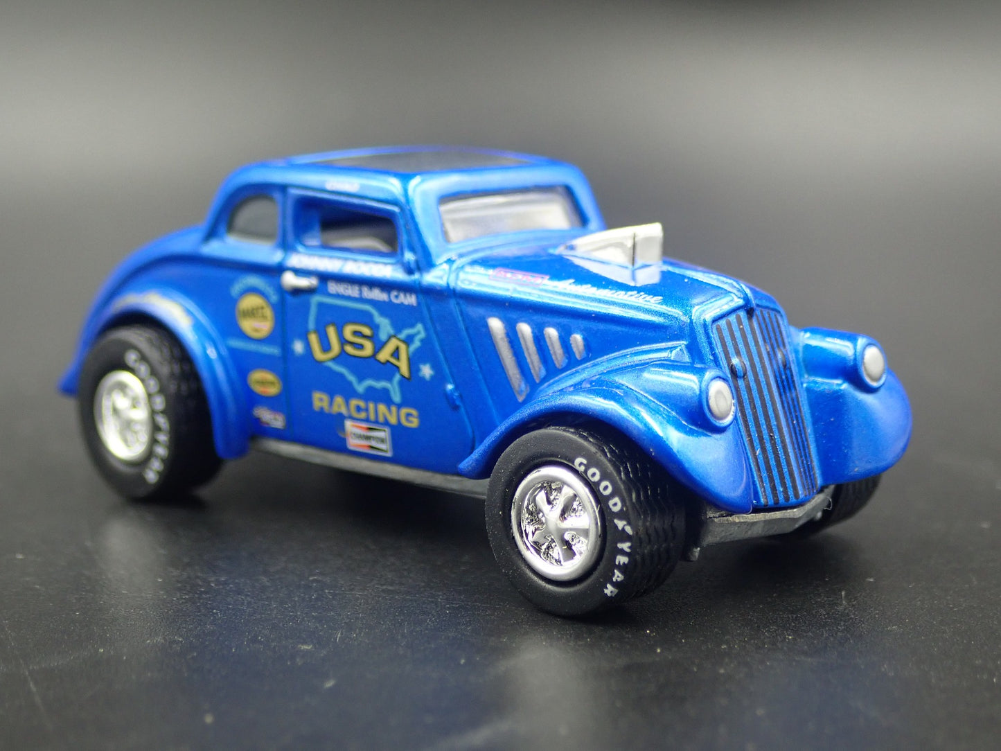1933 33 WILLYS GASSER USA RACING RARE 1:64 SCALE DIORAMA DIECAST MODEL CAR
