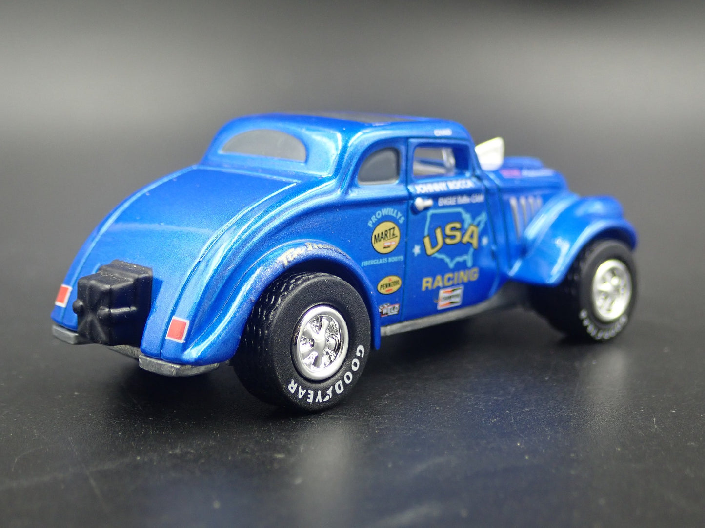1933 33 WILLYS GASSER USA RACING RARE 1:64 SCALE DIORAMA DIECAST MODEL CAR