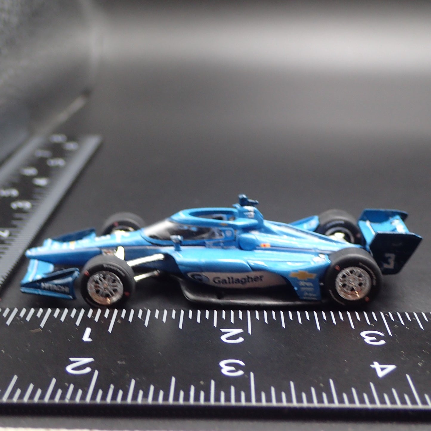 2025 INDY CAR RACING CHEVY #3 SCOTT MCLAUGHLIN GALLAGHER 1:64 SCALE DIECAST CAR