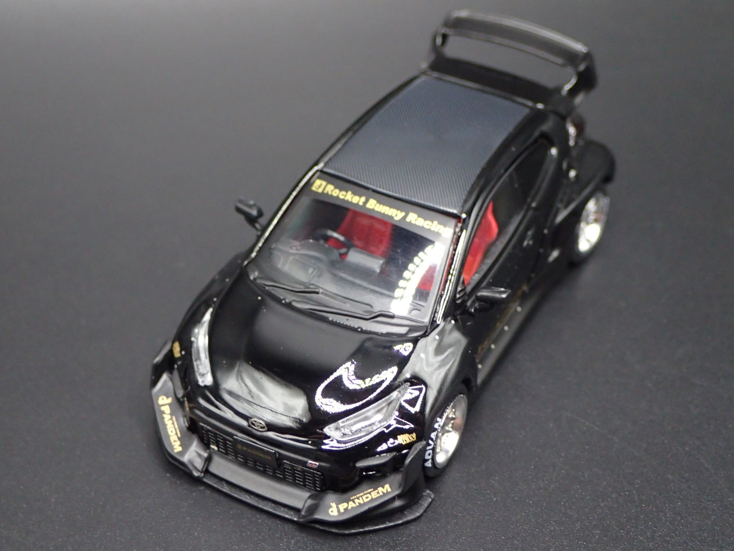 2020-2025 TOYOTA GR YARIS PANDEM ROCKET BUNNY RACE 1/64 SCALE DIECAST MODEL CAR