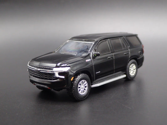 2021-2025 CHEVY CHEVROLET TAHOE Z71 BLACK 1:64 SCALE DIORAMA DIECAST MODEL CAR