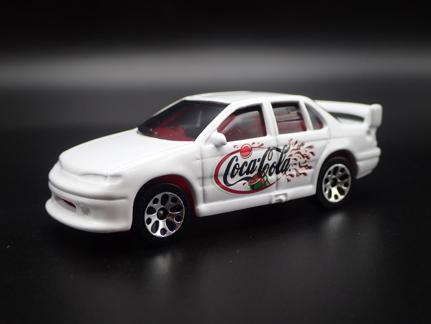 FORD FALCON COKE COCA COLA WHITE RARE 1:64 SCALE COLLECTIBLE DIECAST MODEL CAR