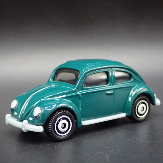1960-1969 VW VOLKSWAGEN BEETLE BUG W HITCH 1:64 SCALE DIORAMA DIECAST MODEL CAR