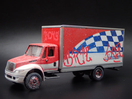 INTERNATIONAL DURASTAR BOX TRUCK BFGOODRICH TIRES 1/64 SCALE DIECAST MODEL CAR