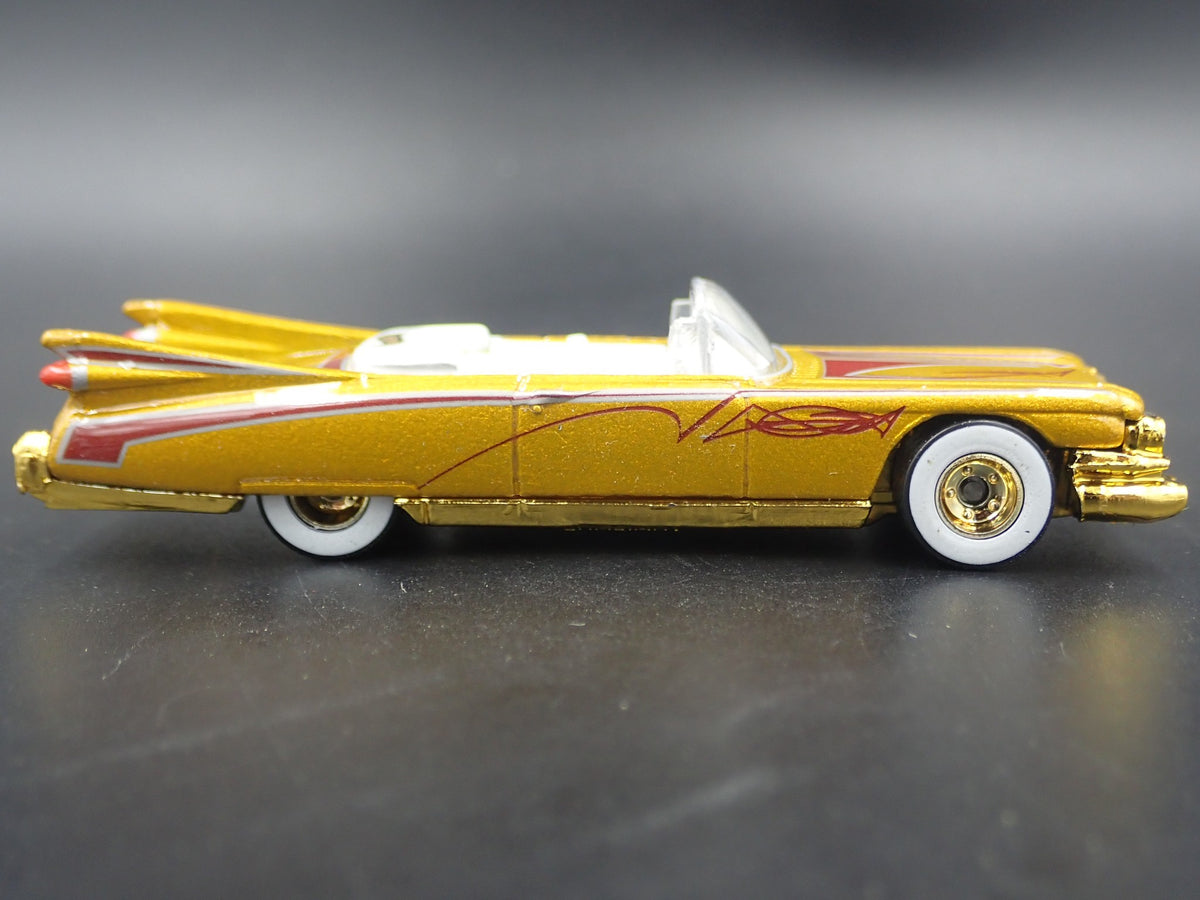 1959 59 CADILLAC CADDY ELDORADO CONVERTIBLE RARE 1:64 SCALE DIECAST MODEL CAR-Burning Rubber Toy Company