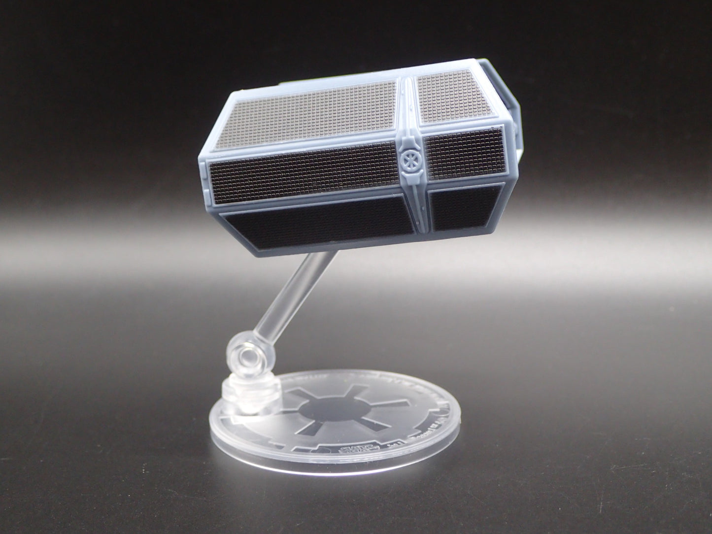 STAR WARS TIE ADVANCED X1 PROTOTYPE  w/ FLIGHT STAND 1:64 SCALE MODEL DIORAMA