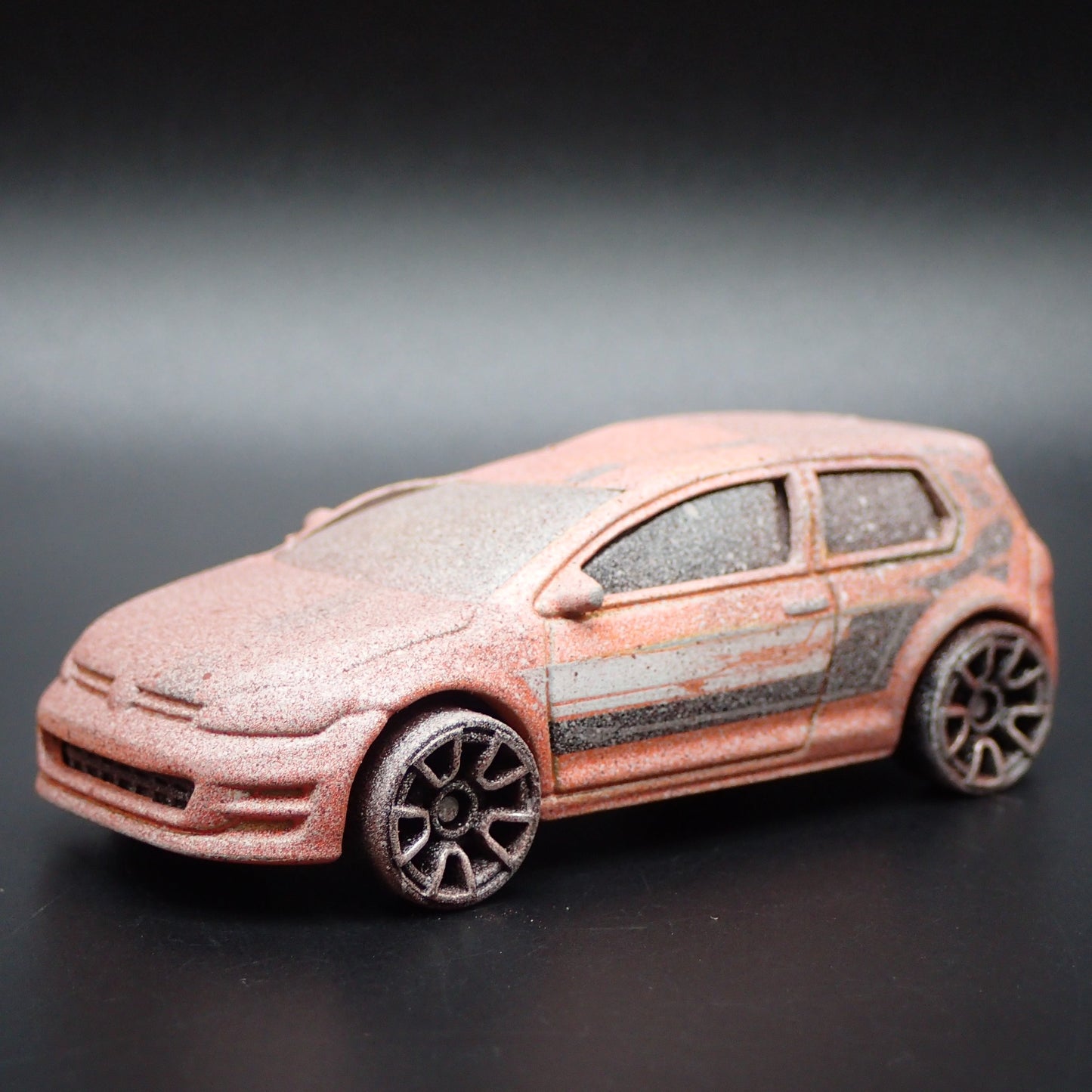 2012-2019 VW VOLKSWAGEN GOLF GTI MK7 ROLLOVER ACCIDENT 1:64 DIECAST MODEL CAR