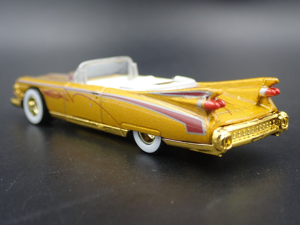 1959 59 CADILLAC CADDY ELDORADO CONVERTIBLE RARE 1:64 SCALE DIECAST MODEL CAR-Burning Rubber Toy Company