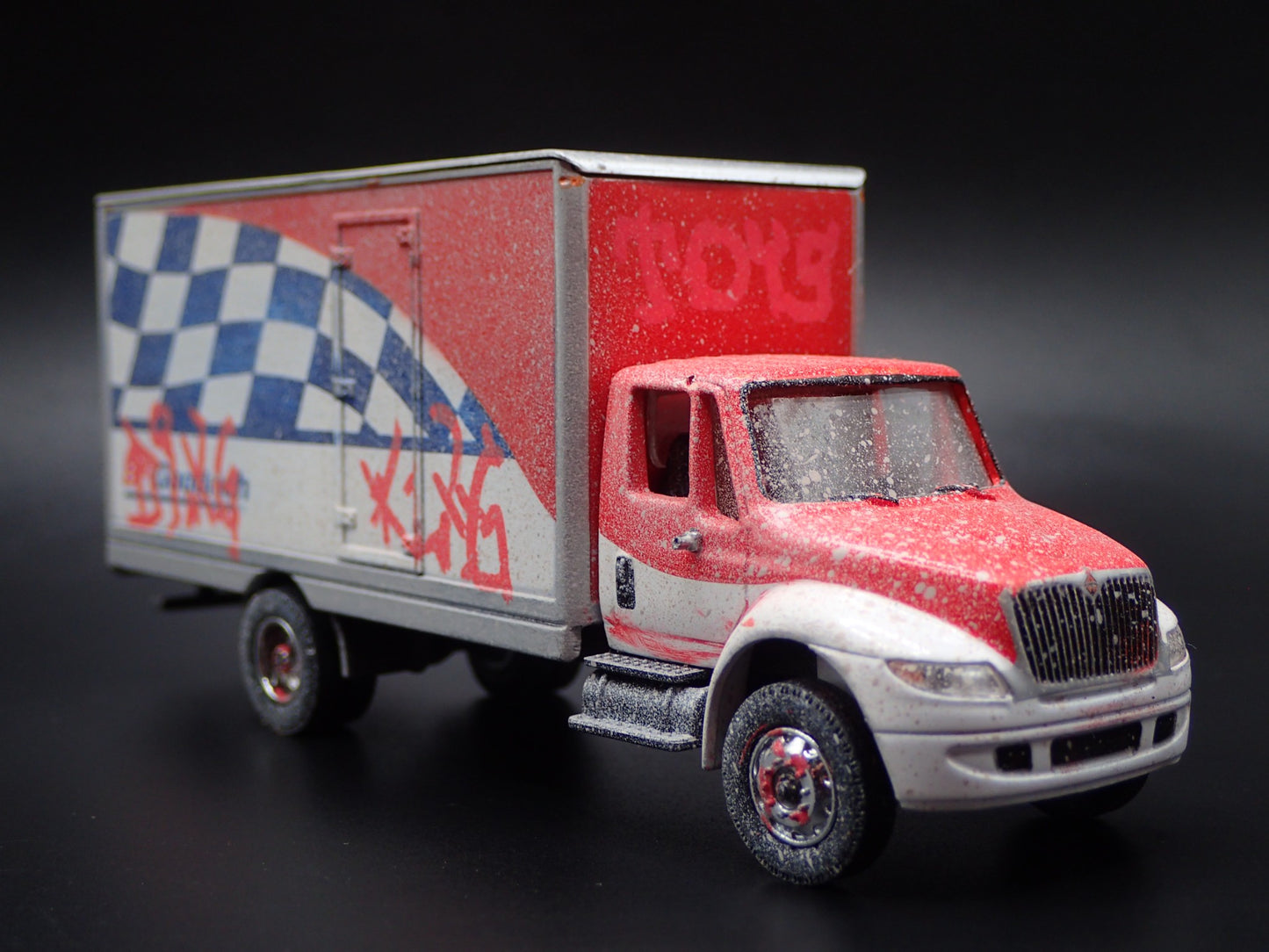 INTERNATIONAL DURASTAR BOX TRUCK BFGOODRICH TIRES 1/64 SCALE DIECAST MODEL CAR