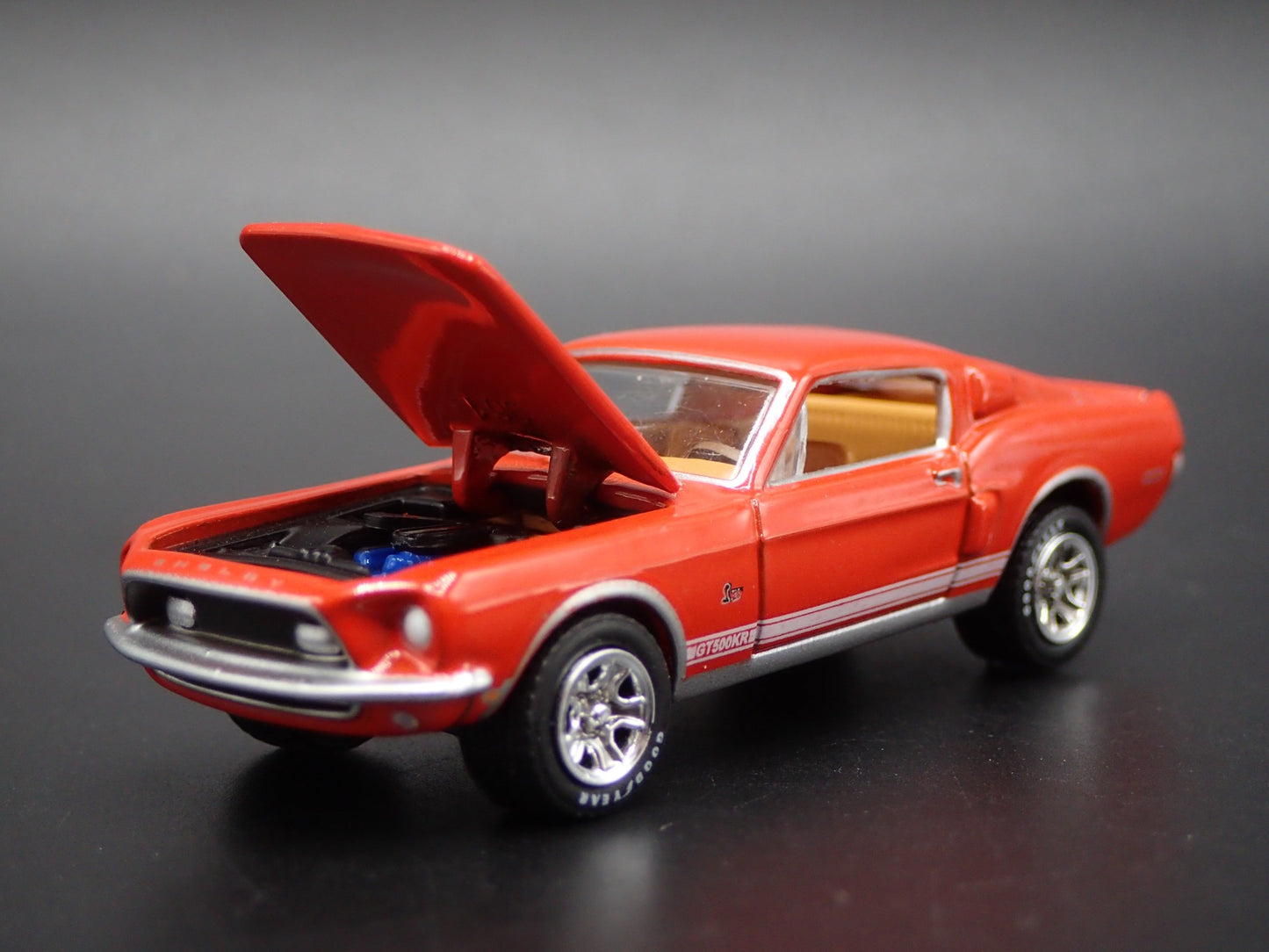 1968 68 FORD MUSTANG SHELBY GT500KR FASTBACK RARE 1:64 SCALE DIECAST MODEL CAR
