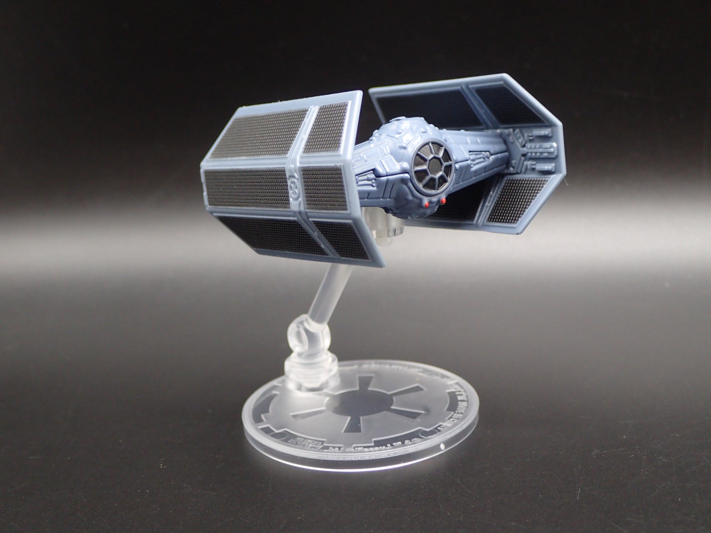 STAR WARS TIE ADVANCED X1 PROTOTYPE  w/ FLIGHT STAND 1:64 SCALE MODEL DIORAMA