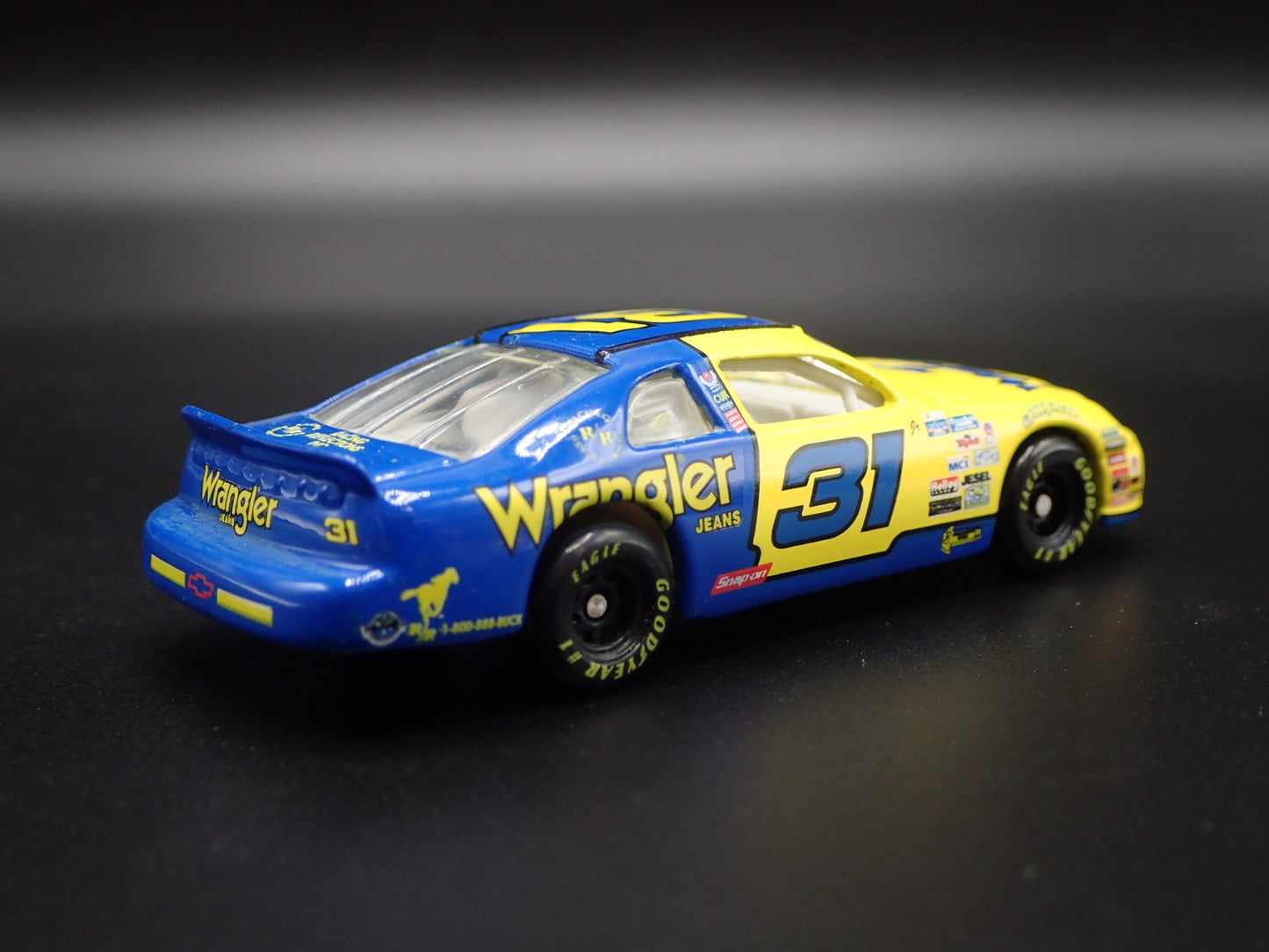 1997 CHEVY CHEVROLET MONTE CARLO WRANGLER JR NASCAR 1:64 SCALE DIECAST MODEL CAR