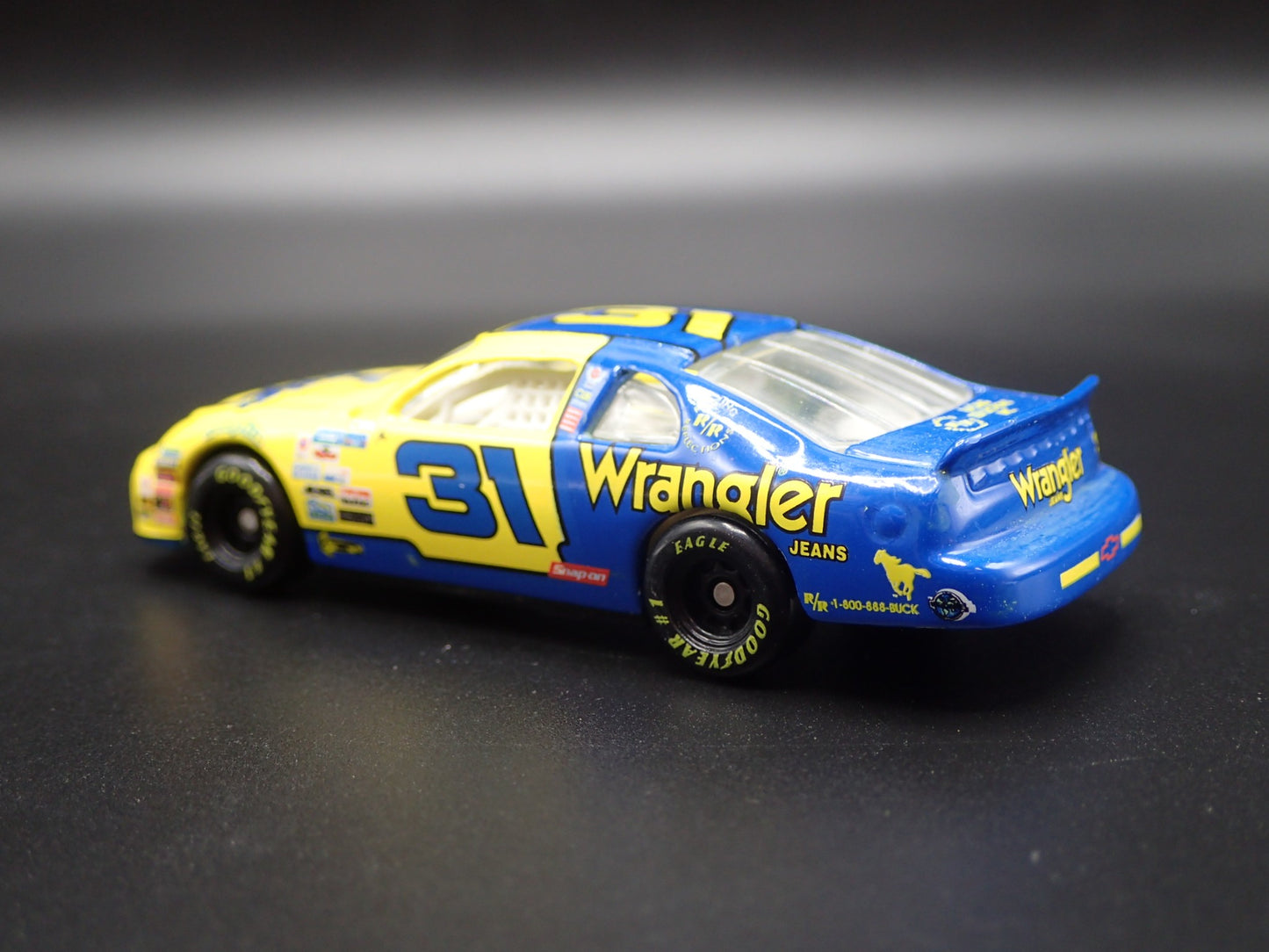 1997 CHEVY CHEVROLET MONTE CARLO WRANGLER JR NASCAR 1:64 SCALE DIECAST MODEL CAR