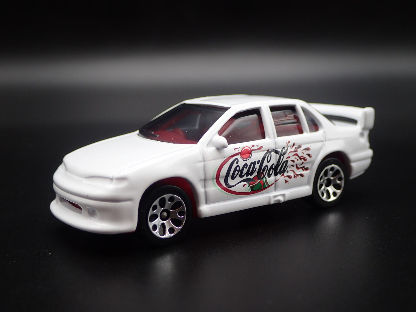 FORD FALCON COKE COCA COLA WHITE RARE 1:64 SCALE COLLECTIBLE DIECAST MODEL CAR