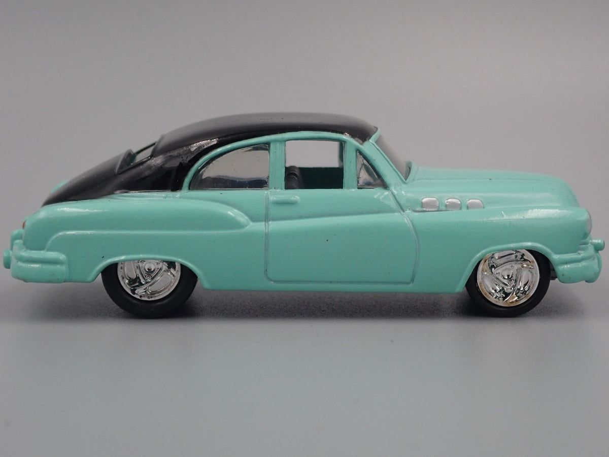 1950 50 BUICK CUSTOM RARE 1:64 SCALE COLLECTIBLE DIORAMA DIECAST MODEL CAR-Burning Rubber Toy Company