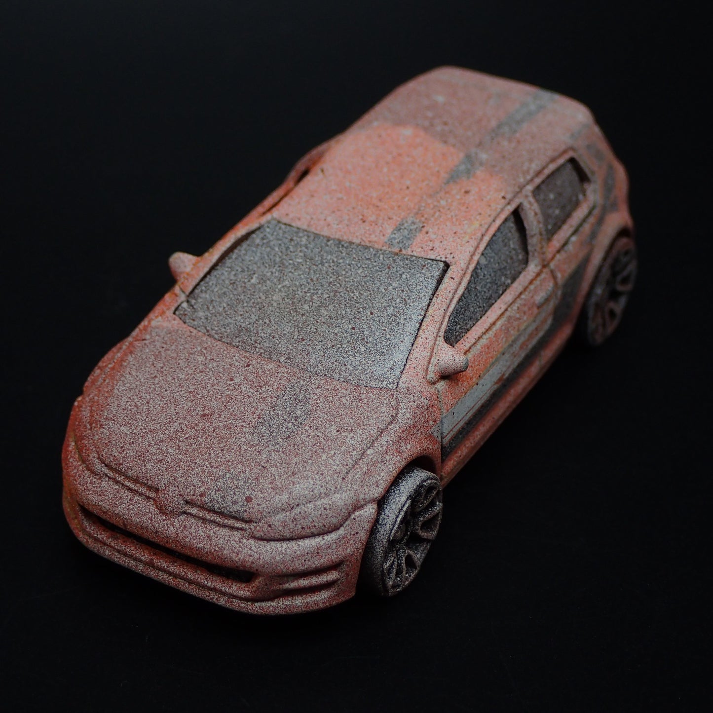 2012-2019 VW VOLKSWAGEN GOLF GTI MK7 ROLLOVER ACCIDENT 1:64 DIECAST MODEL CAR