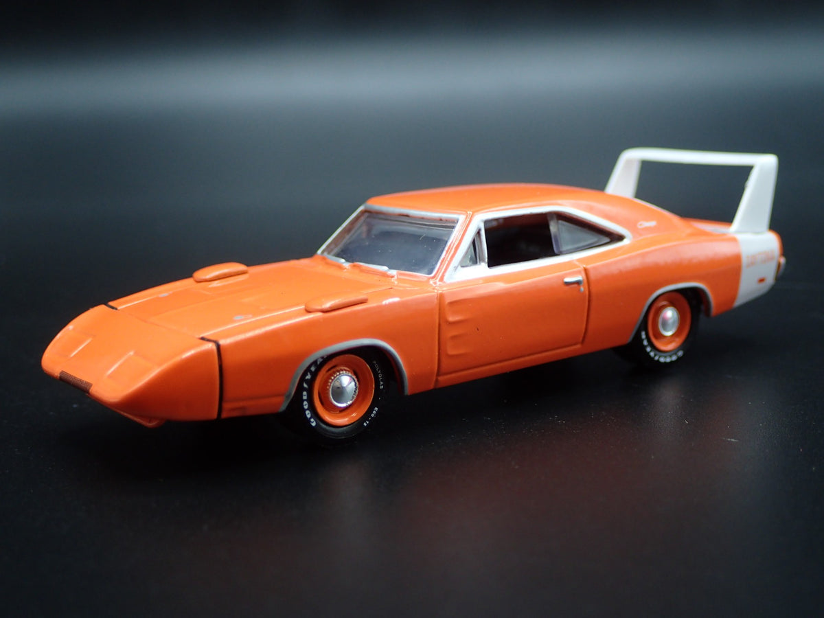 1969 69 DODGE CHARGER DAYTONA 1:64 SCALE COLLECTIBLE DIORAMA DIECAST MODEL CAR-Burning Rubber Toy Company