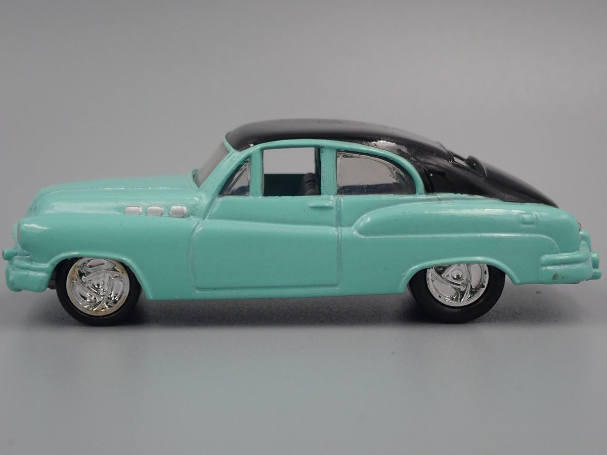 1950 50 BUICK CUSTOM RARE 1:64 SCALE COLLECTIBLE DIORAMA DIECAST MODEL CAR-Burning Rubber Toy Company