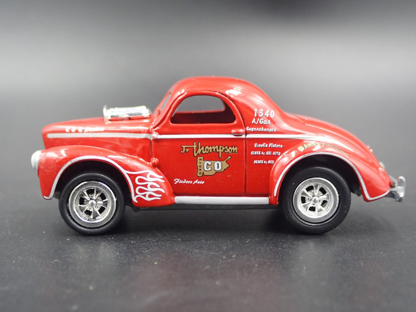 1941 41 WILLYS COUPE GASSER JR THOMPSON CO NHRA 1:64 SCALE DIECAST MODEL CAR
