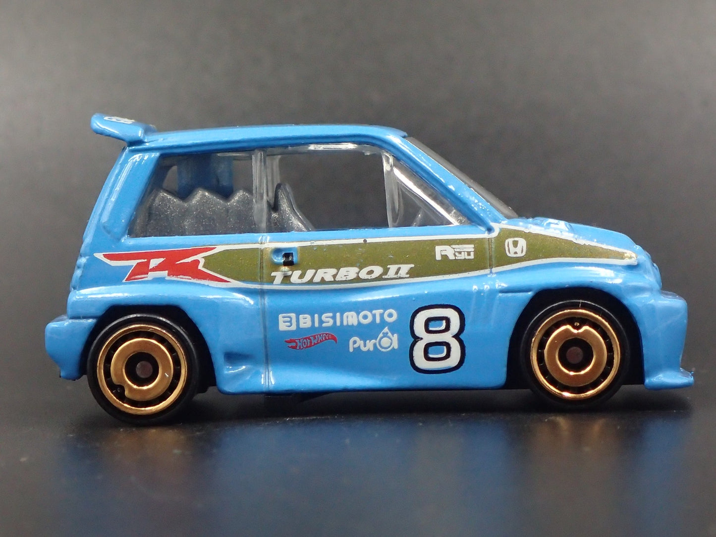 1981-1986 HONDA CITY TURBO II 1:64 SCALE COLLECTIBLE DIORAMA DIECAST MODEL CAR