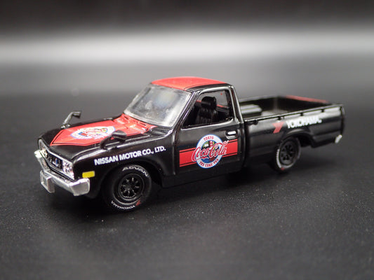 1974 74 DATSUN PICKUP TRUCK COCA COLA COKE YOKOHAMA 1:64 SCALE DIECAST MODEL CAR