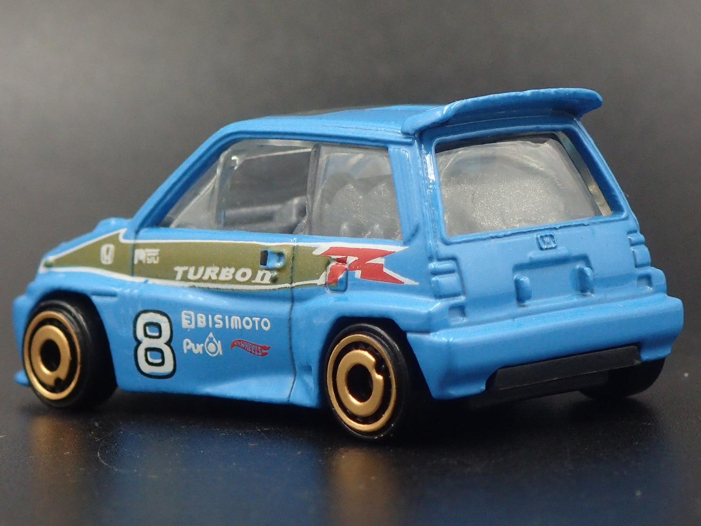 1981-1986 HONDA CITY TURBO II 1:64 SCALE COLLECTIBLE DIORAMA DIECAST MODEL CAR