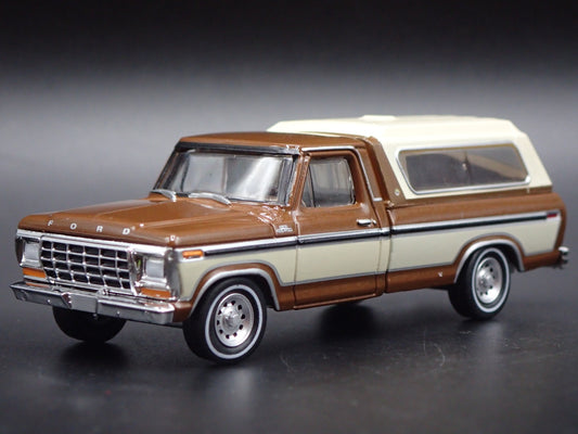 1979 79 FORD F150 LONG BED PICKUP TRUCK 1/64 SCALE DIORAMA DIECAST MODEL CAR