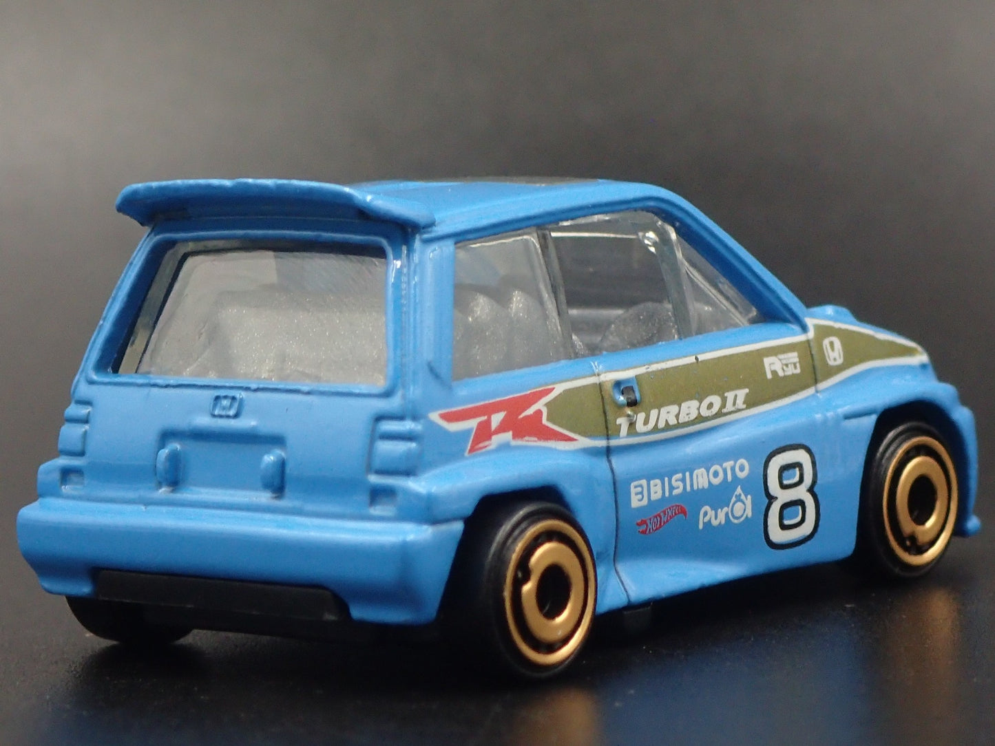 1981-1986 HONDA CITY TURBO II 1:64 SCALE COLLECTIBLE DIORAMA DIECAST MODEL CAR