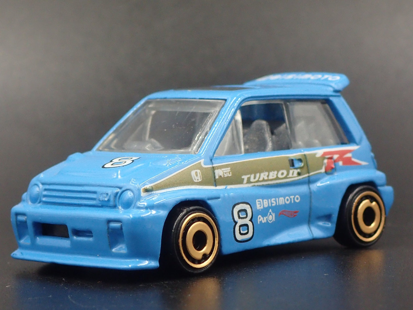 1981-1986 HONDA CITY TURBO II 1:64 SCALE COLLECTIBLE DIORAMA DIECAST MODEL CAR