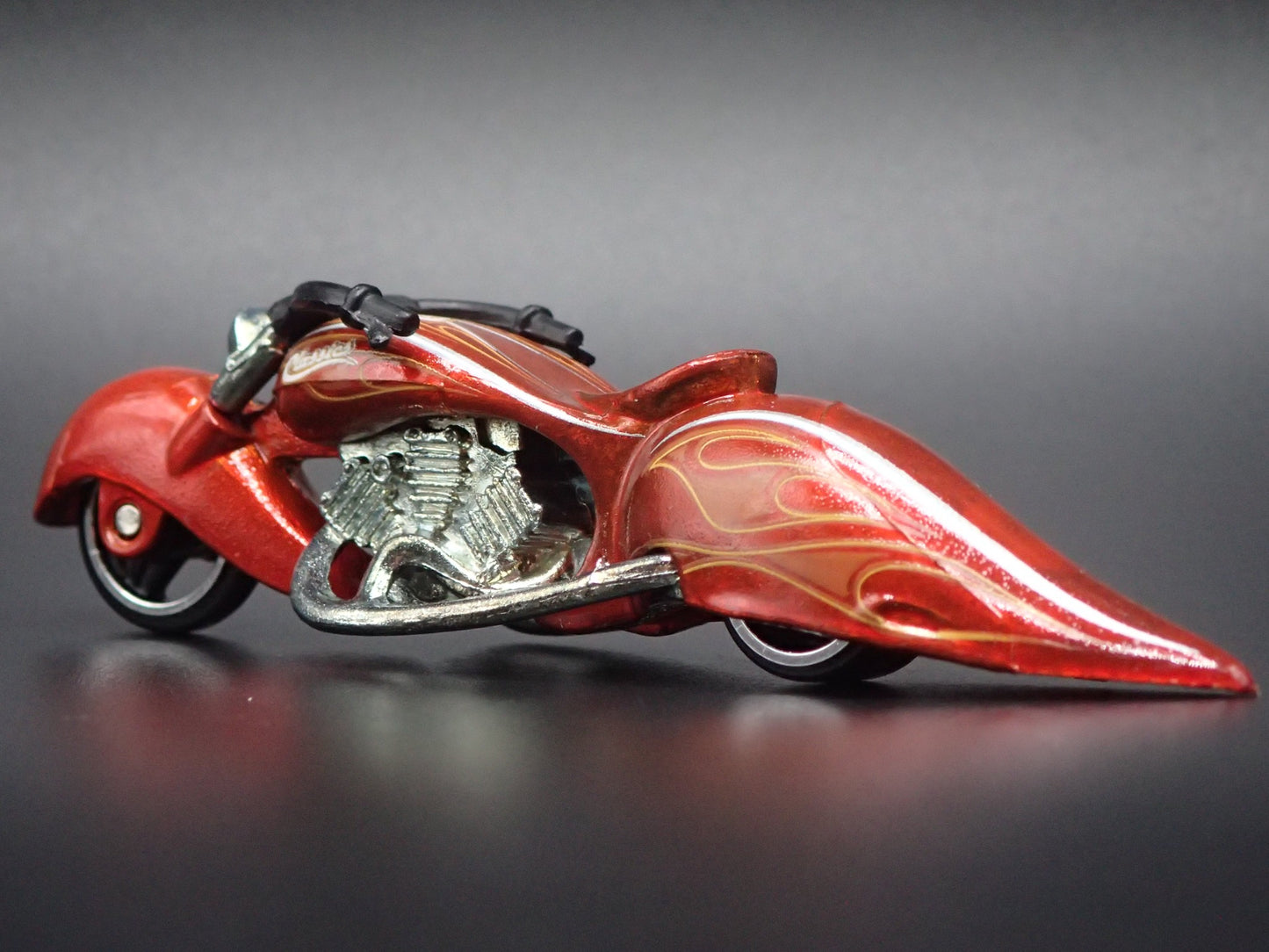 W-OOZIE MOTORCYCLE HOT WHEELS ORANGE 1:64 HW SCALE DIORAMA DIECAST MODEL CAR