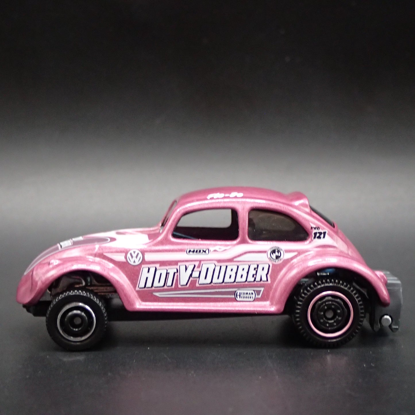 1972 72 VW VOLKSWAGEN BEETLE BUG DRAGSTER 1:64 SCALE DIORAMA DIECAST MODEL CAR