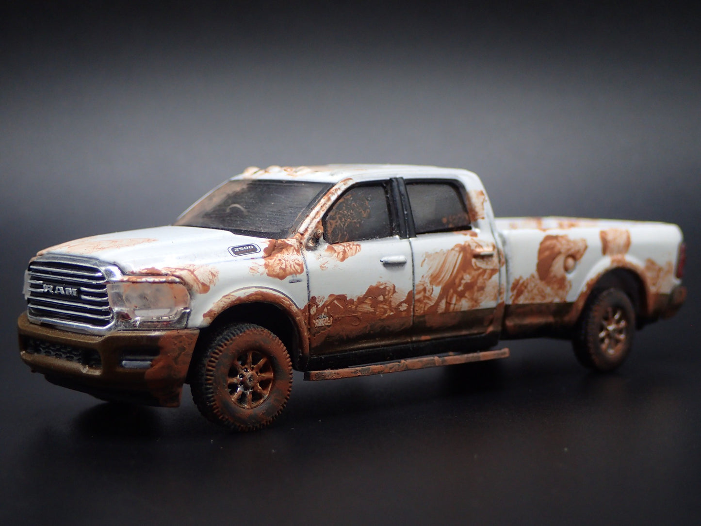 2021-2025 RAM 2500 LONGHORN CREW CAB TRUCK MUDDY 1/64 SCALE DIECAST MODEL CAR