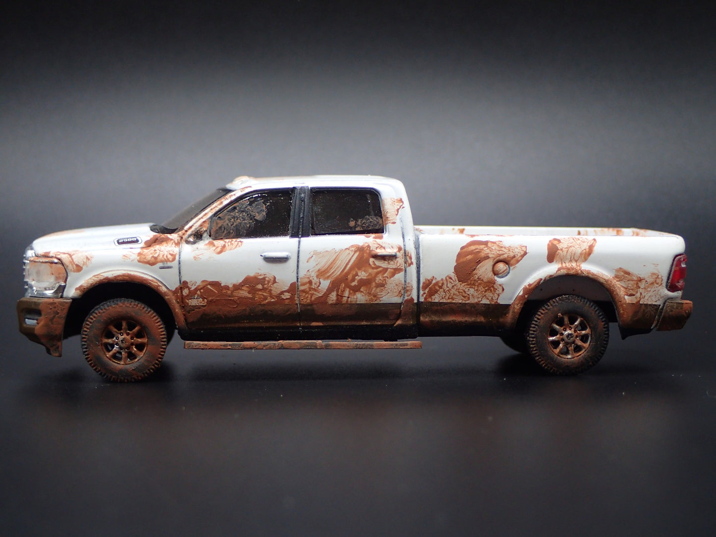2021-2025 RAM 2500 LONGHORN CREW CAB TRUCK MUDDY 1/64 SCALE DIECAST MODEL CAR