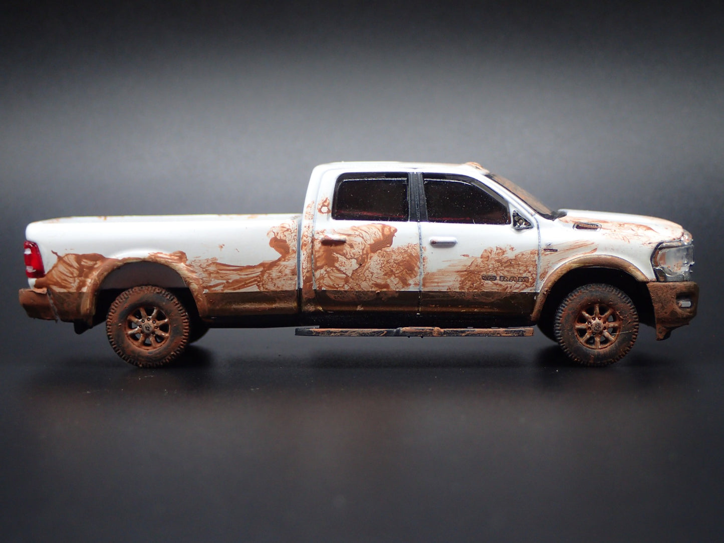 2021-2025 RAM 2500 LONGHORN CREW CAB TRUCK MUDDY 1/64 SCALE DIECAST MODEL CAR