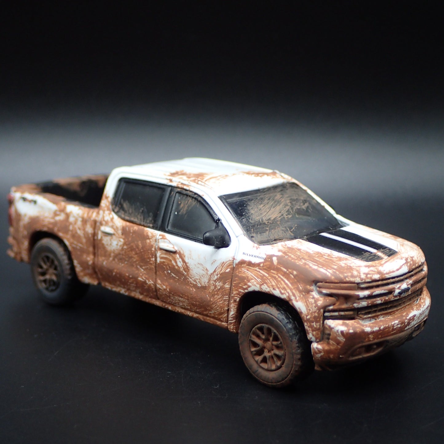 2019-2025 CHEVY SILVERADO TRUCK RST RALLY MUDDY 1:64 SCALE DIECAST MODEL CAR