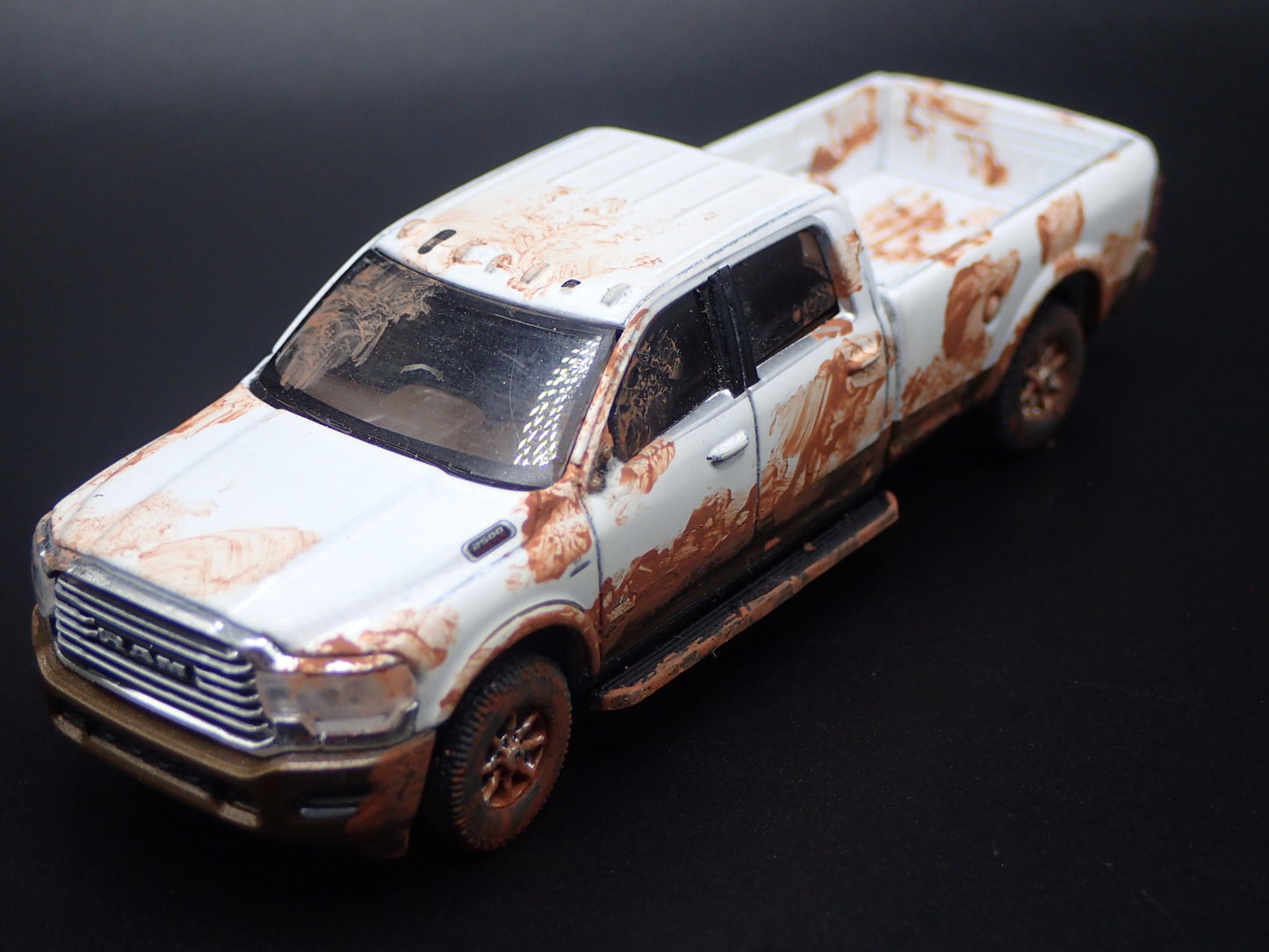 2021-2025 RAM 2500 LONGHORN CREW CAB TRUCK MUDDY 1/64 SCALE DIECAST MODEL CAR