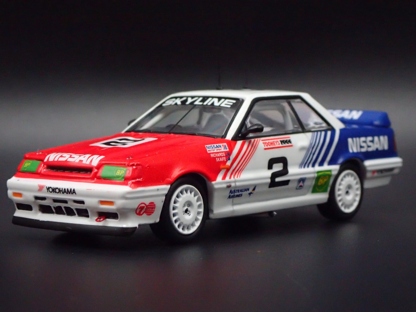 1985-1989 NISSAN SKYLINE GTS-R R31 #2 AUSTRALIA BATHURST 1:64 DIECAST MODEL CAR