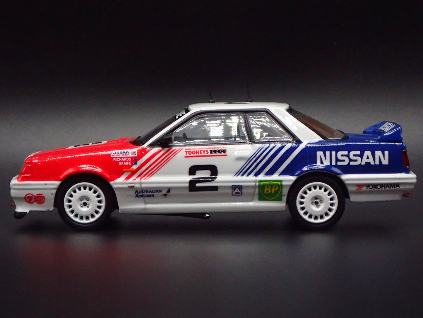 1985-1989 NISSAN SKYLINE GTS-R R31 #2 AUSTRALIA BATHURST 1:64 DIECAST MODEL CAR