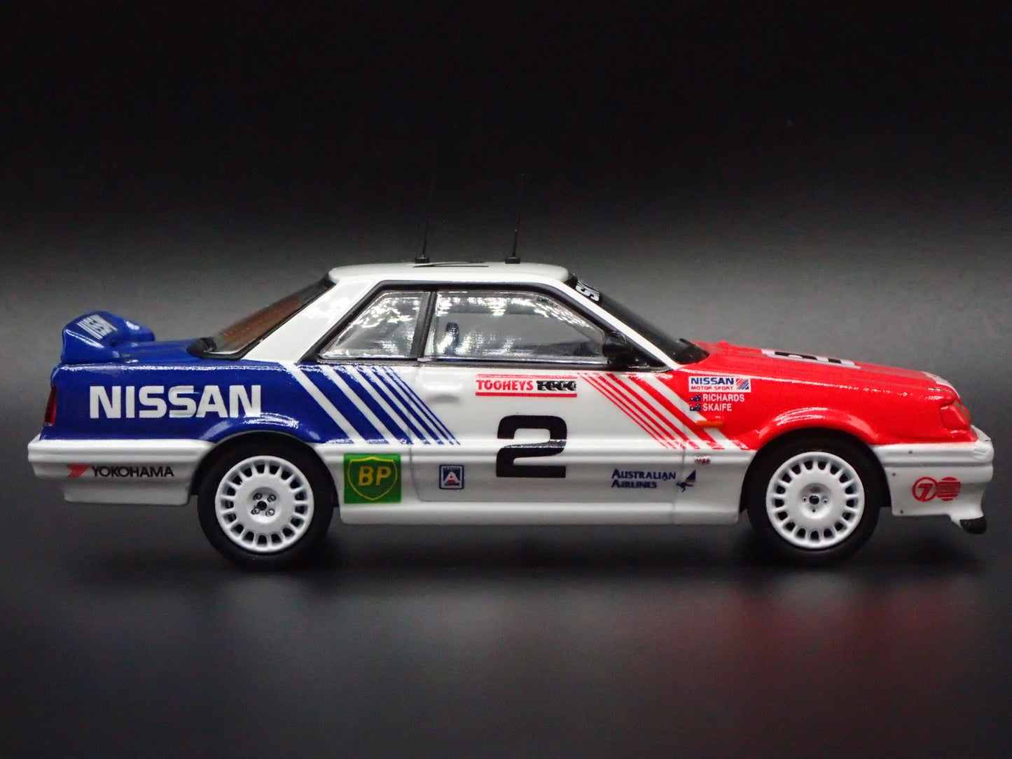 1985-1989 NISSAN SKYLINE GTS-R R31 #2 AUSTRALIA BATHURST 1:64 DIECAST MODEL CAR