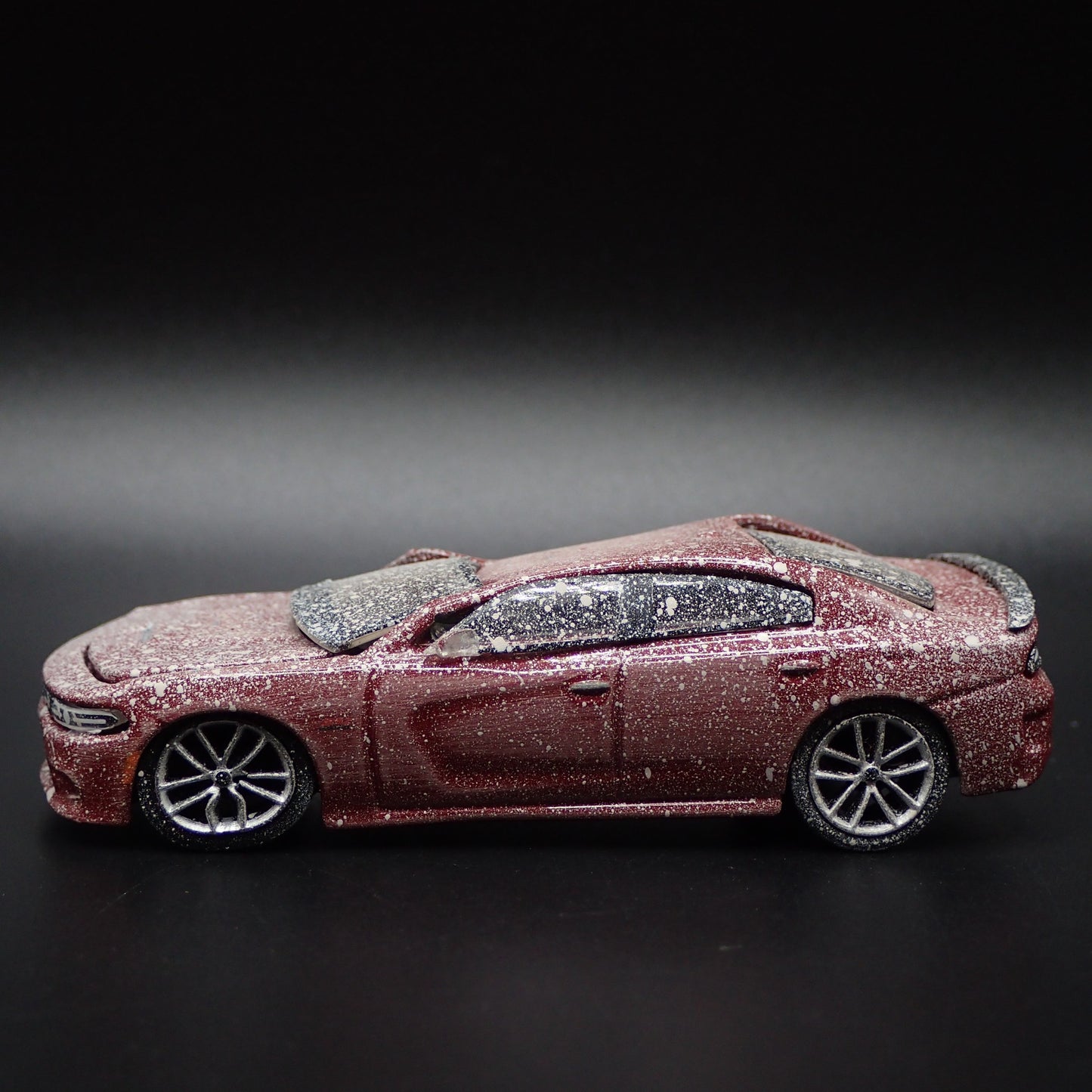 2017 DODGE CHARGER RT SCAT PACK ROLLOVER ACCIDENT 1:64 SCALE DIECAST MODEL CAR