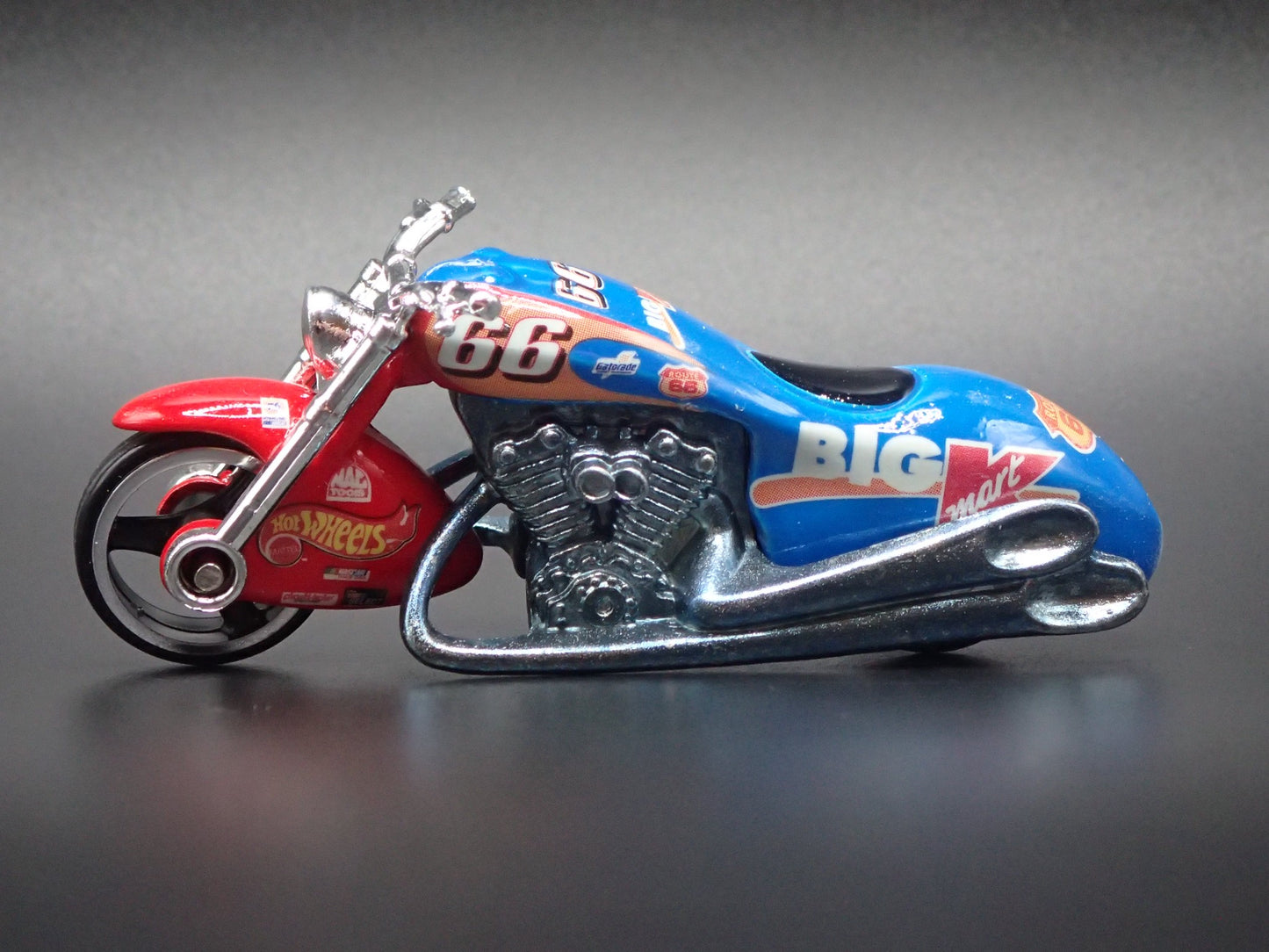 SCORCHIN SCOOTER MOTORCYCLE BIG KMART 66 1:64 HOT WHEELS SCALE DIECAST MODEL CAR