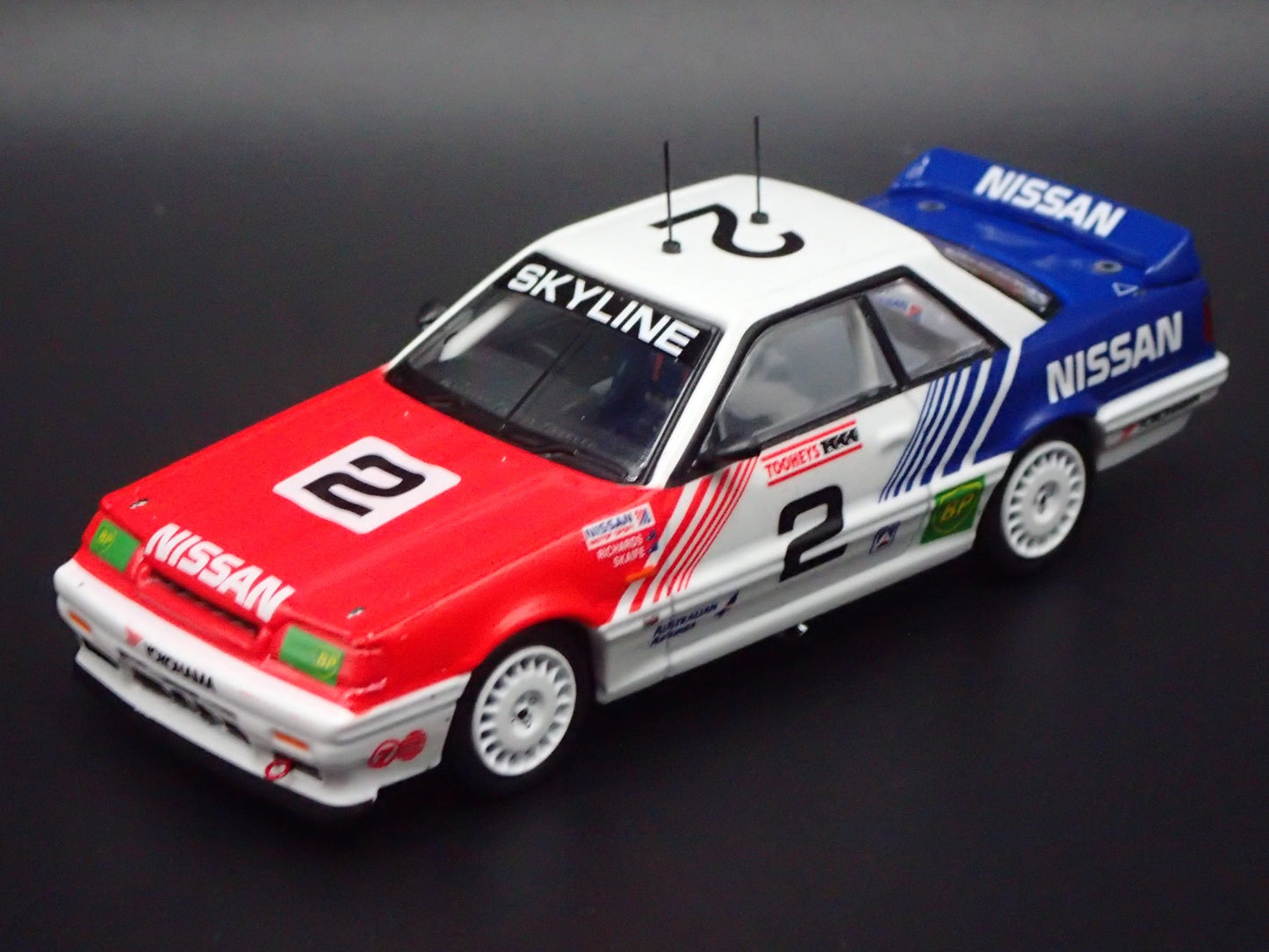 1985-1989 NISSAN SKYLINE GTS-R R31 #2 AUSTRALIA BATHURST 1:64 DIECAST MODEL CAR
