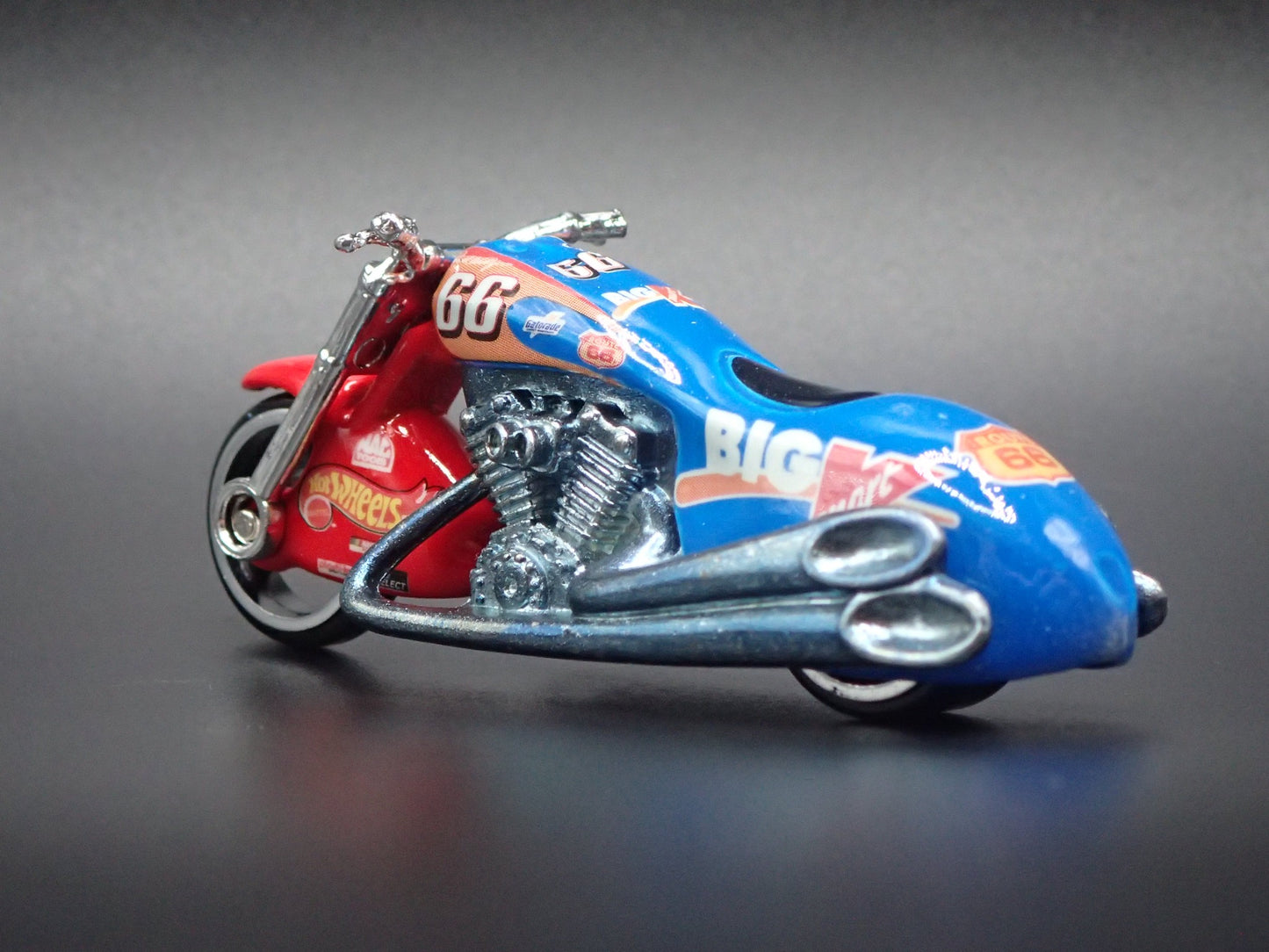 SCORCHIN SCOOTER MOTORCYCLE BIG KMART 66 1:64 HOT WHEELS SCALE DIECAST MODEL CAR