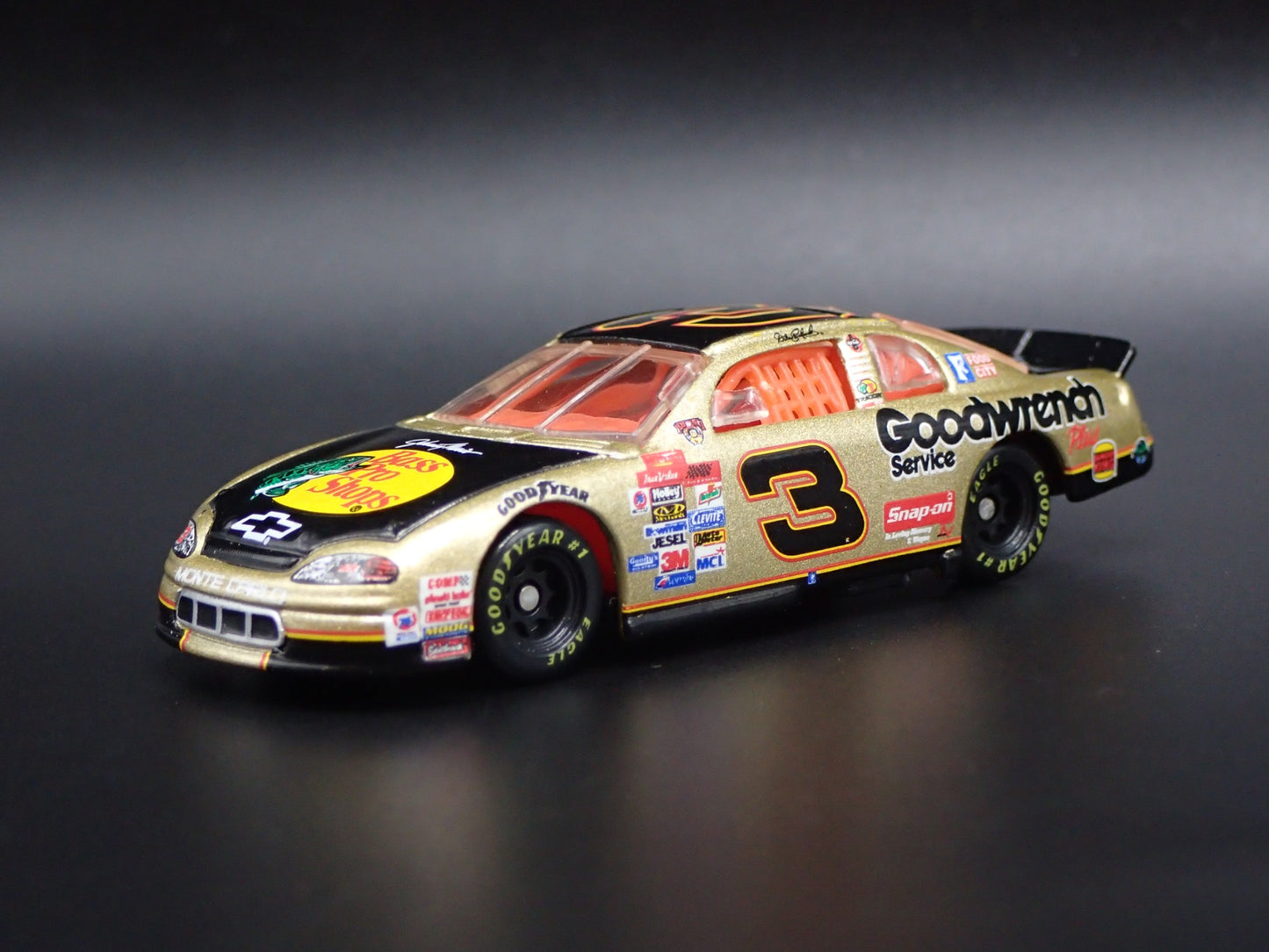 2001 CHEVROLET MONTE CARLO EARNHARDT PRO BASS SHOPS 1:64 SCALE DIECAST MODEL CAR