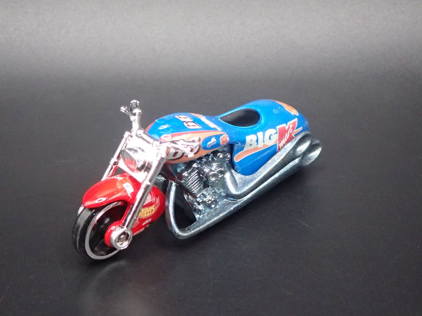 SCORCHIN SCOOTER MOTORCYCLE BIG KMART 66 1:64 HOT WHEELS SCALE DIECAST MODEL CAR