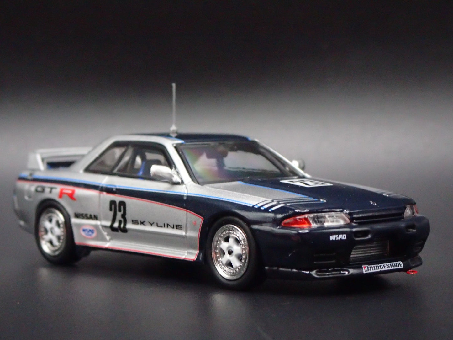 1989-1994 NISSAN SKYLINE GTR R32 GR.A TEST CAR 1989 1:64 SCALE DIECAST MODEL CAR