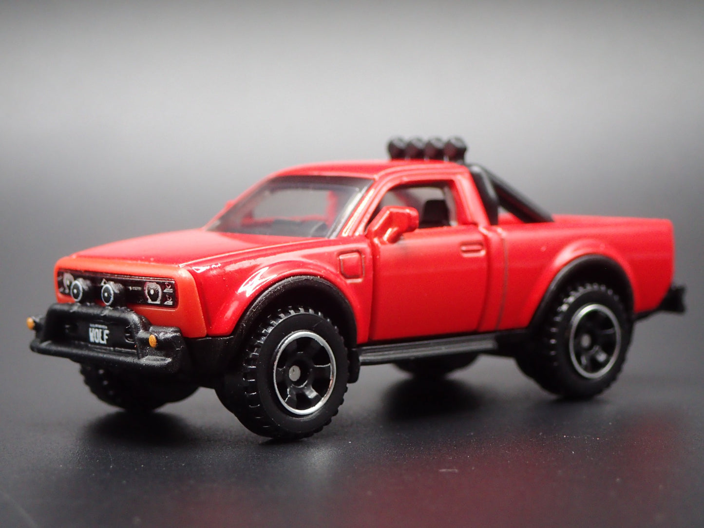 ALPHA WOLF EV ELECTRIC TRUCK RED 1:64 SCALE COLLECTIBLE DIECAST MODEL CAR