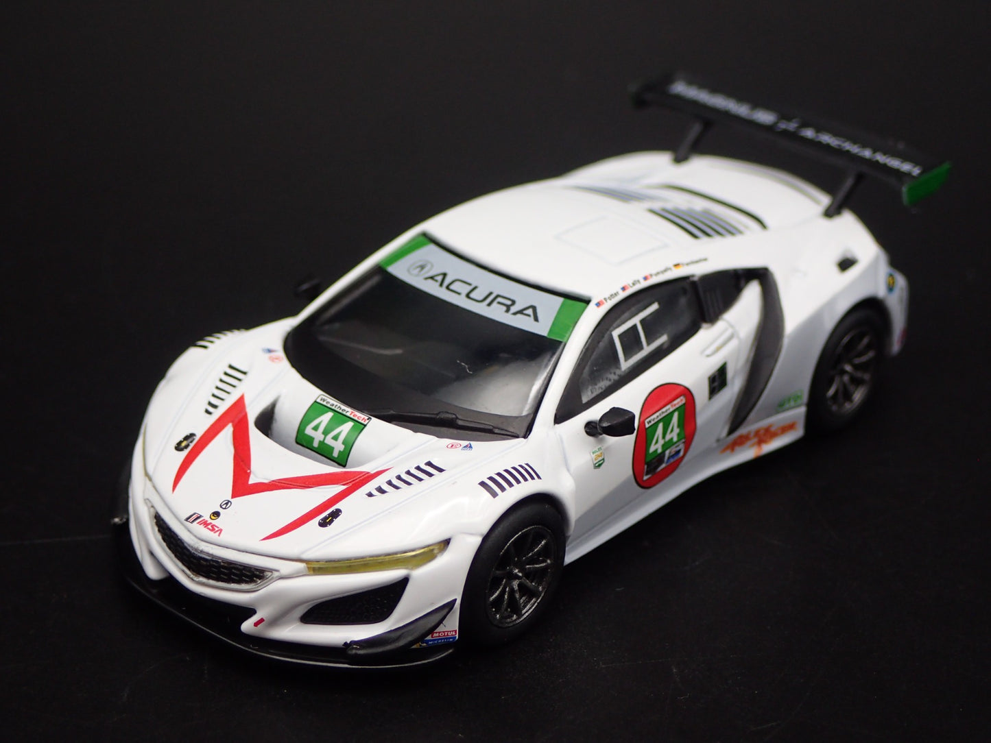 2016-2022 ACURA NSX GT3 EVO #44 IMSA RACING 1:64 SCALE DIORAMA DIECAST MODEL CAR