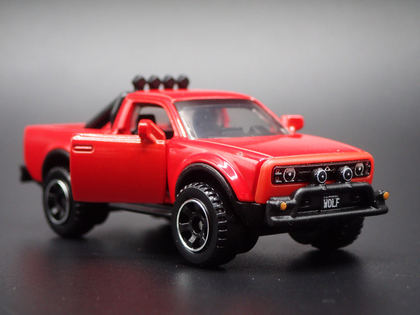 ALPHA WOLF EV ELECTRIC TRUCK RED 1:64 SCALE COLLECTIBLE DIECAST MODEL CAR