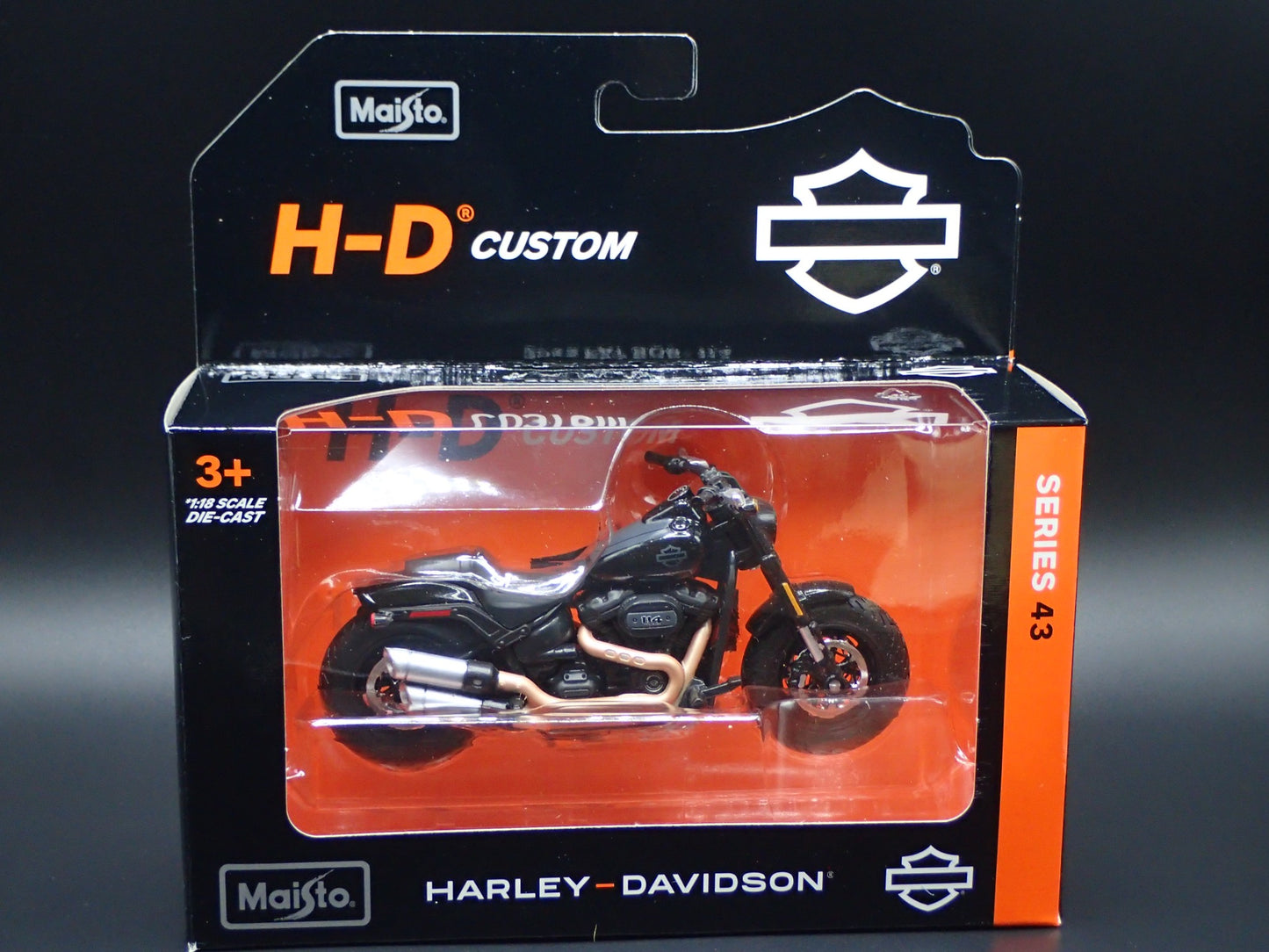 2022 FAT BOB 114 HARLEY DAVIDSON MOTORCYCLE MAISTO SERIES 43 1/18 DIECAST MODEL